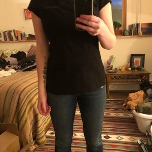 Fitted short sleeve shirt